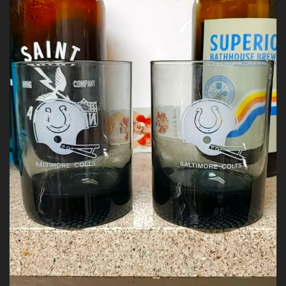 NFL Colts glasses
